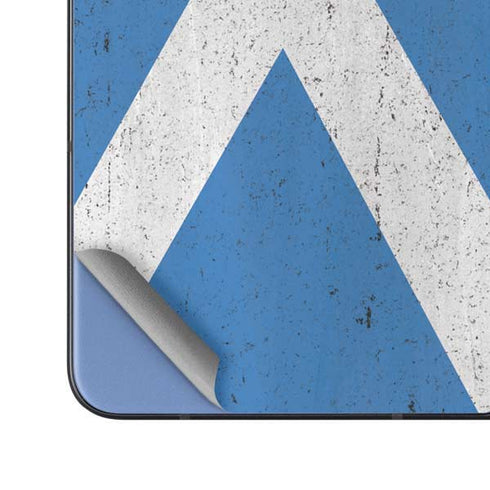 Scotland Flag Distressed Galaxy Z Fold5 5G Skin